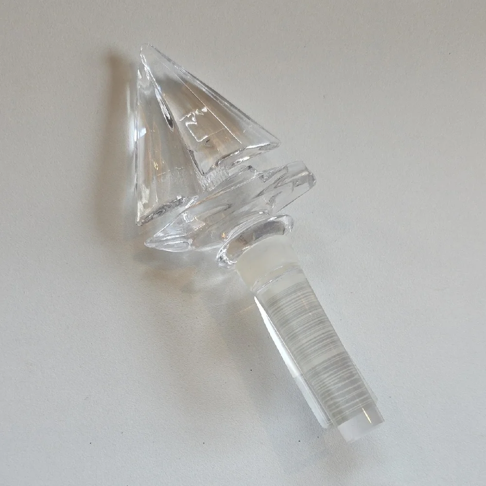 Wine Accessories - Mikasa Clear Crystal Wine Stopper And Corkscrew - Regatta